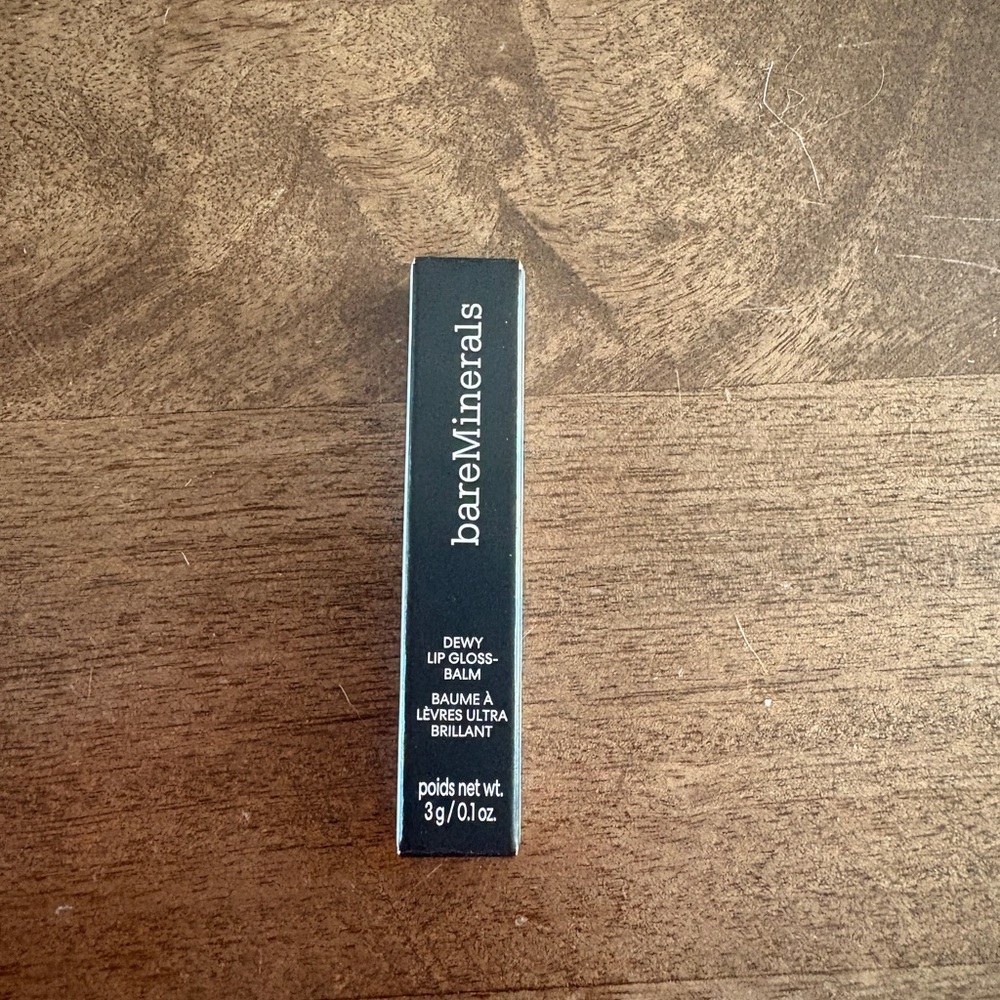 BNIB bareMinerals Lip Gloss-Balm in Soul (Rose Mauve)